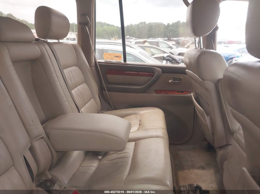 2000 Lexus Lx 470 VIN: JT6HT00W5Y0093826 Lot: 45270319