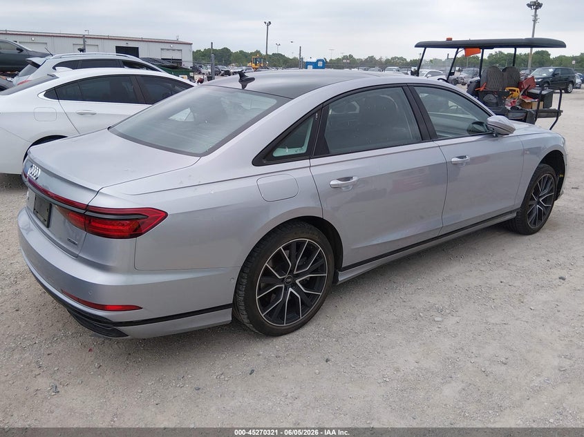 Vin: wau8daf80mn012357, lot: 45768145, audi a8 l 55 tfsi quattro tiptronic 20214