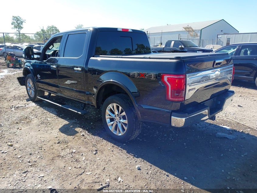 Vin: 1ftew1egxffc89247, lot: 45768149, ford f-150 king ranch 20153