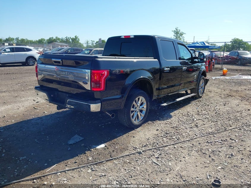 Vin: 1ftew1egxffc89247, lot: 45768149, ford f-150 king ranch 20154
