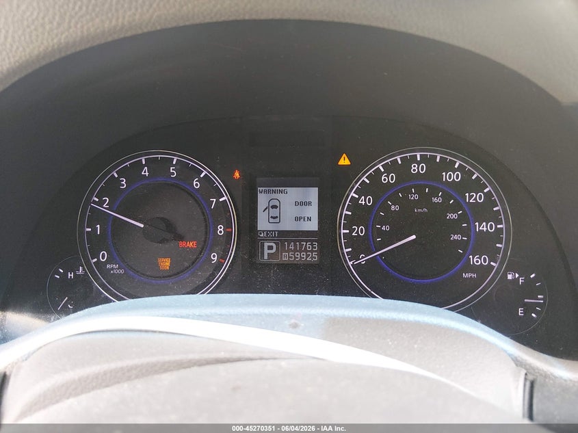 2011 Infiniti G25X VIN: JN1DV6AR7BM653846 Lot: 45270351