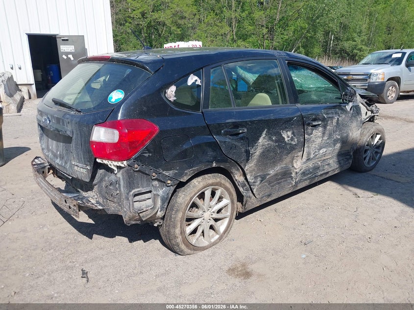 Vin: jf1gpac69dg876505, lot: 45768180, subaru impreza 2.0i premium 20134