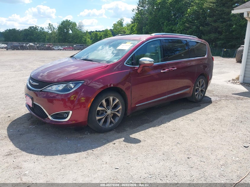 Vin: 2c4rc1gg1hr533726, lot: 45768183, chrysler pacifica limited 20172