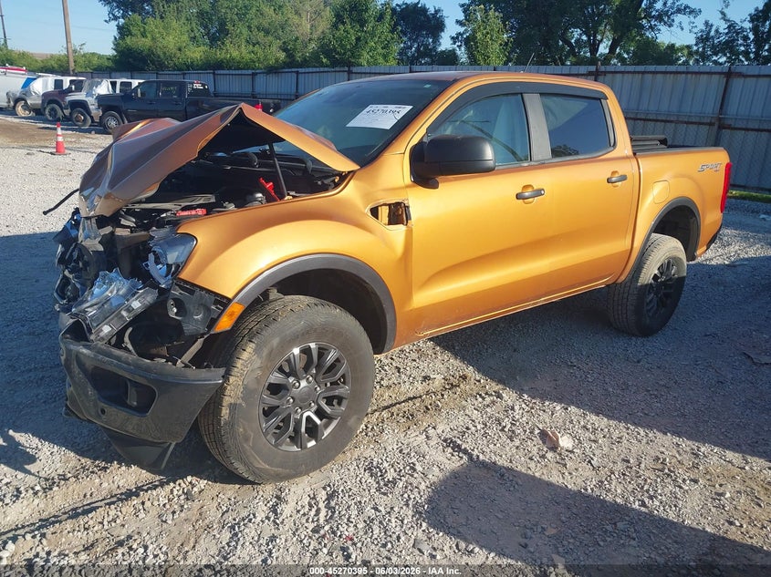 Vin: 1fter4fh1klb07012, lot: 45768219, ford ranger xlt 20192