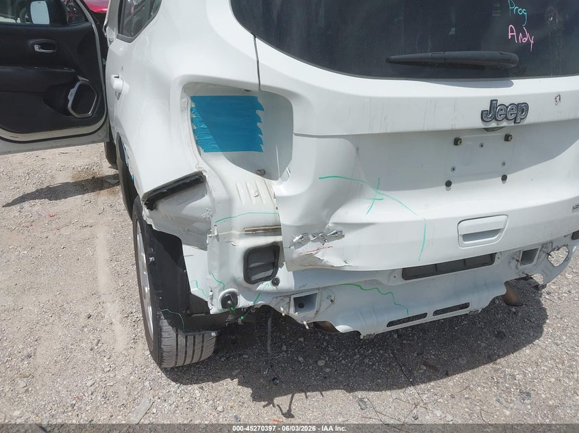 2022 Jeep Renegade Sport 4X4 VIN: ZACNJDA19NPN65198 Lot: 45270397
