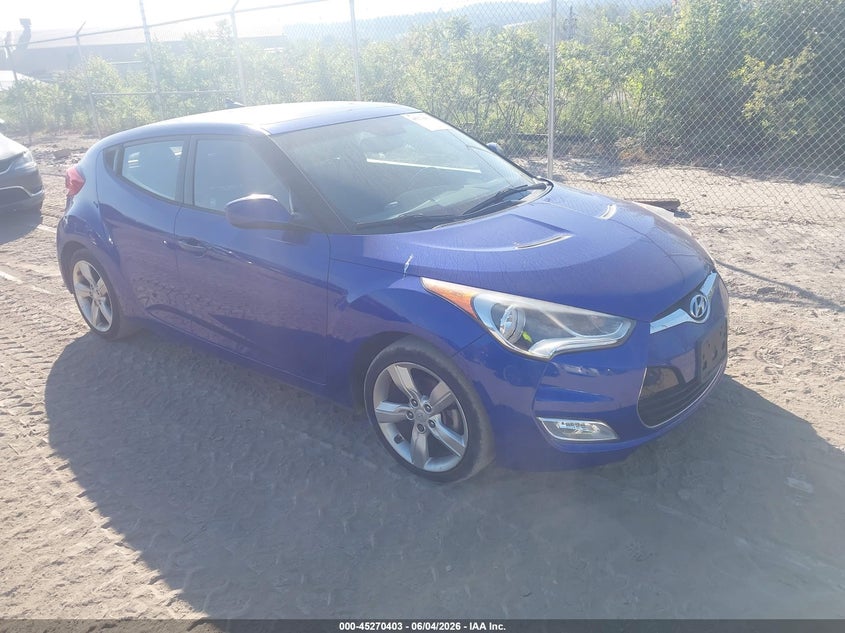Vin: kmhtc6ad2eu217196, lot: 45768227, hyundai veloster base w/black 2014 img_1