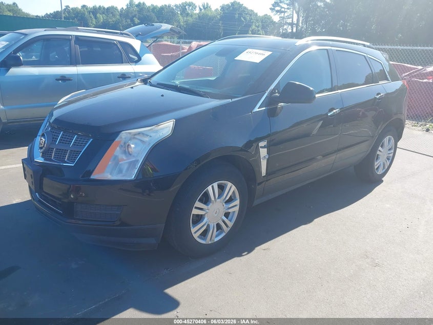 Vin: 3gyfnaeyxas597923, lot: 45768230, cadillac srx luxury collection 20102