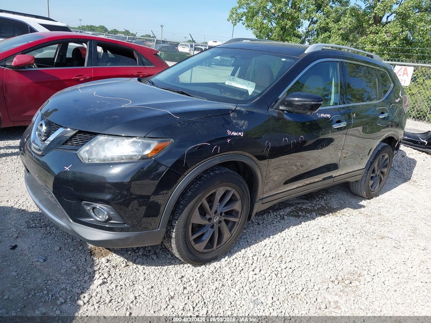 Vin: 5n1at2mv6gc848868, lot: 45768244, nissan rogue sl 20162