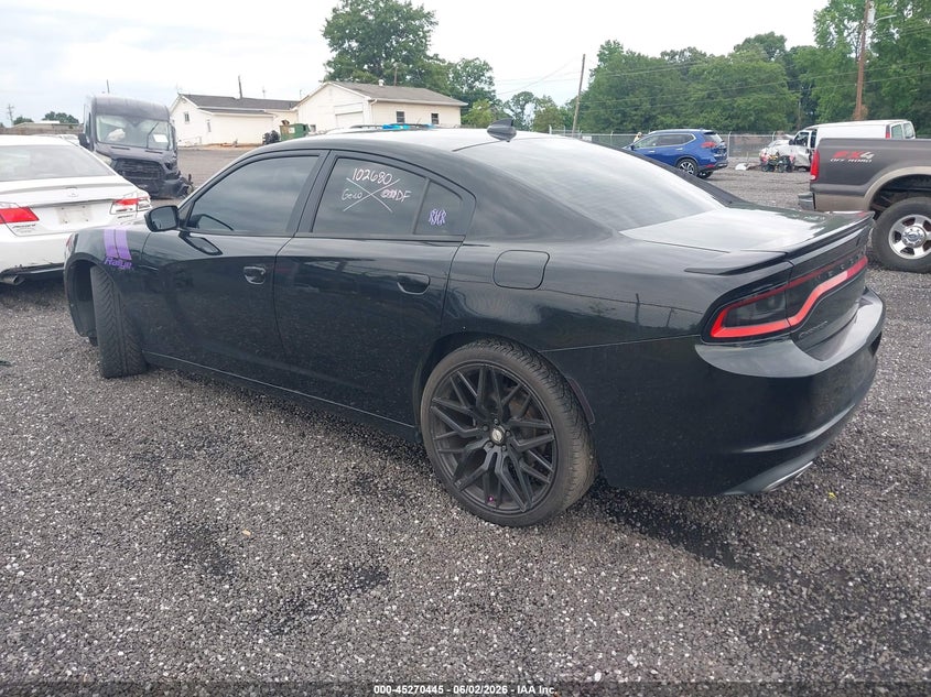 Vin: 2c3cdxhg8gh154784, lot: 45768269, dodge charger sxt 20163