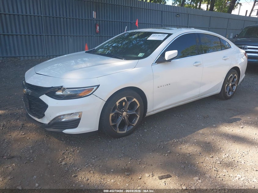 Vin: 1g1zd5st7mf008365, lot: 45768274, chevrolet malibu fwd lt 20212