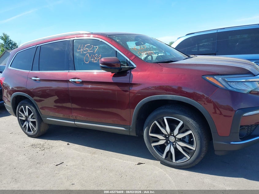 2021 Honda Pilot Awd Elite VIN: 5FNYF6H09MB025348 Lot: 45270489