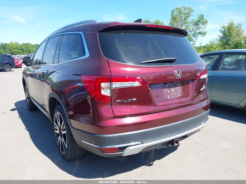 Vin: 5fnyf6h09mb025348, lot: 45768313, honda pilot awd elite 20213