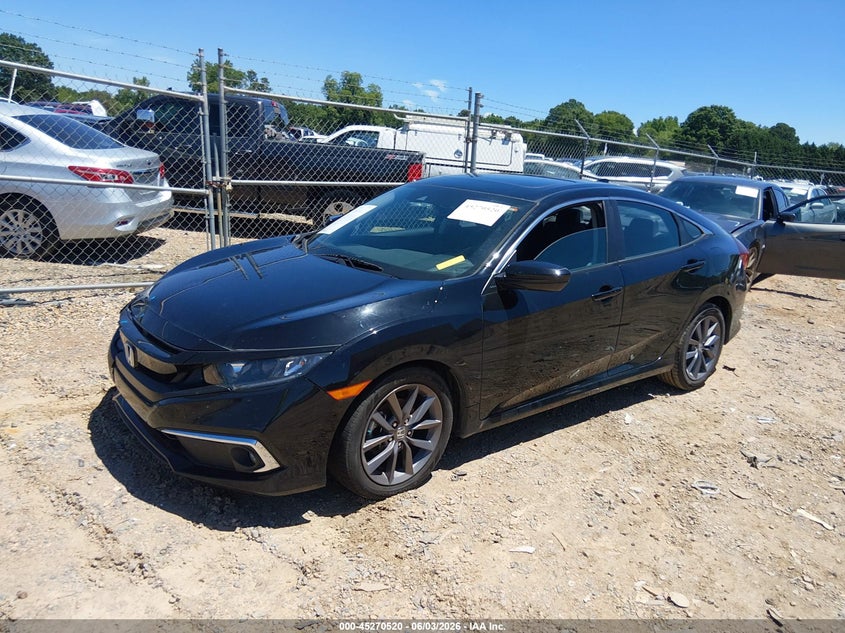 2021 Honda Civic Ex-L 19XFC1F73ME013821 photo 1