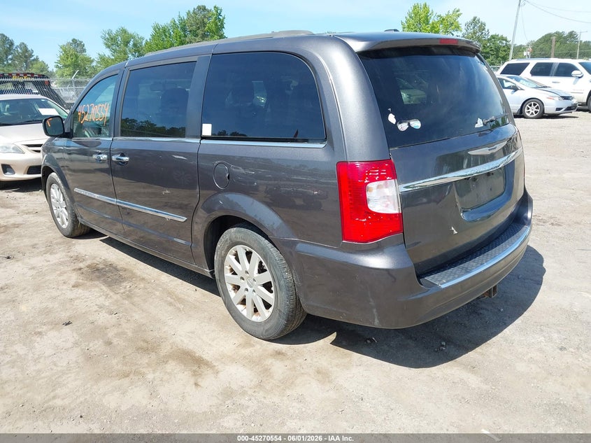 Vin: 2c4rc1bg4fr525382, lot: 45768378, chrysler town & country touring 20153