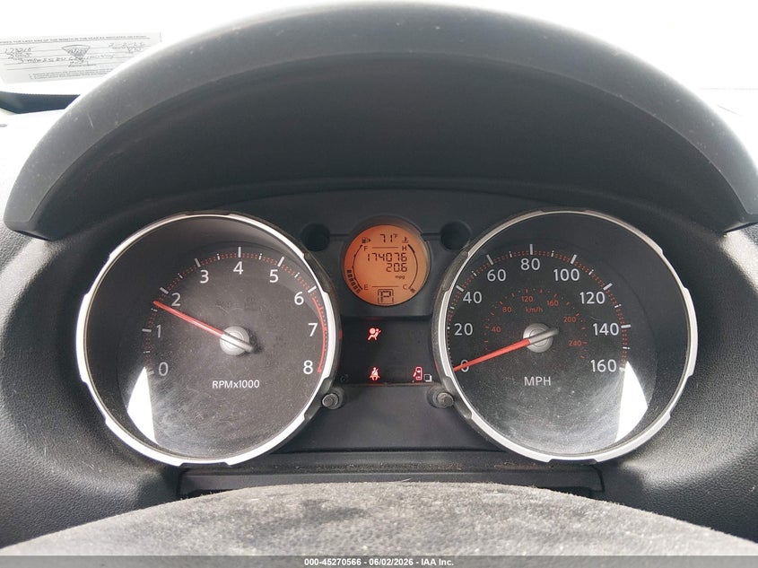 2008 Nissan Rogue Sl VIN: JN8AS58V68W100404 Lot: 45270566