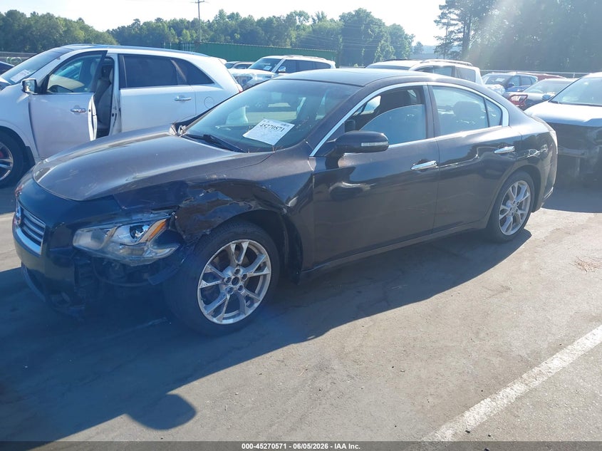 2013 Nissan Maxima 3.5 3.5 Sv black Lot 111045270571 Vin 1N4AA5AP7DC805904