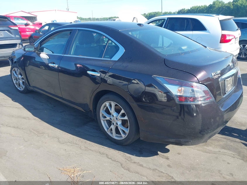 2013 Nissan Maxima 3.5 3.5 Sv black Lot 111045270571 Vin 1N4AA5AP7DC805904