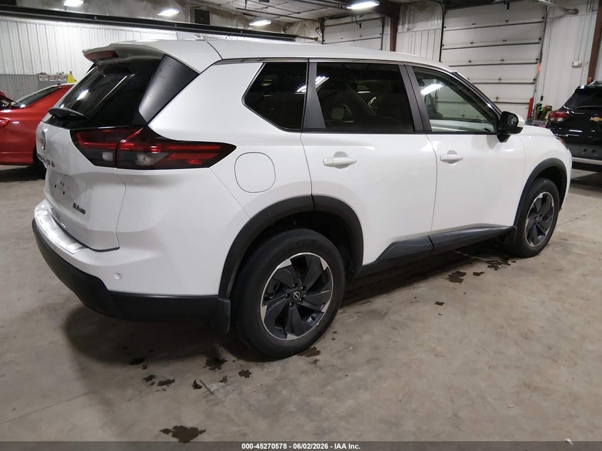 Vin: jn8bt3bb0rw429962, lot: 45768402, nissan rogue sv intelligent awd 20244