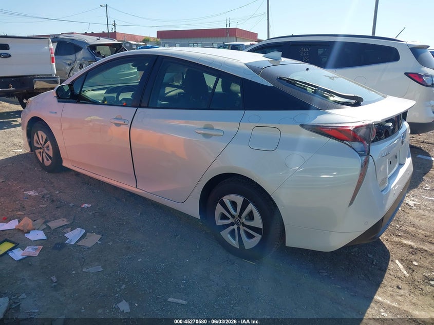 Vin: jtdkarfu6j3545530, lot: 45768403, toyota prius three 20183