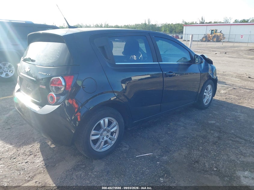 CHEVROLET SONIC 2012 VIN 1G1JD6SB9C4179767