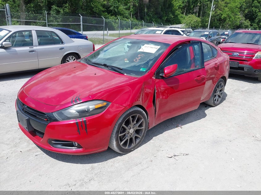 Vin: 1c3cdfbb4ed903517, lot: 45768515, dodge dart sxt 20142