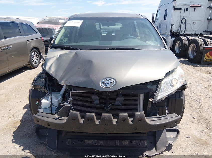 2012 Toyota Sienna Base V6 7 Passenger VIN: 5TDZK3DCXCS263895 Lot: 45270769