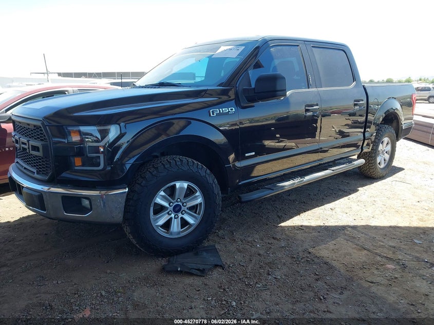 Vin: 1ftew1cg8gfa17283, lot: 45768602, ford f-150 xlt 20162