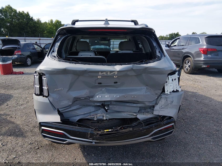 2022 Kia Sorento Sx VIN: 5XYRKDLF9NG121491 Lot: 45270790