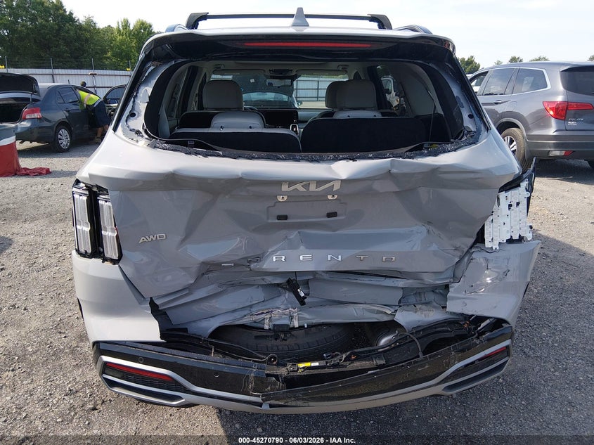 2022 Kia Sorento Sx VIN: 5XYRKDLF9NG121491 Lot: 45270790