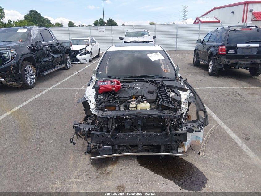 2021 Infiniti Q50 Luxe VIN: JN1EV7BPXMM707196 Lot: 45270804