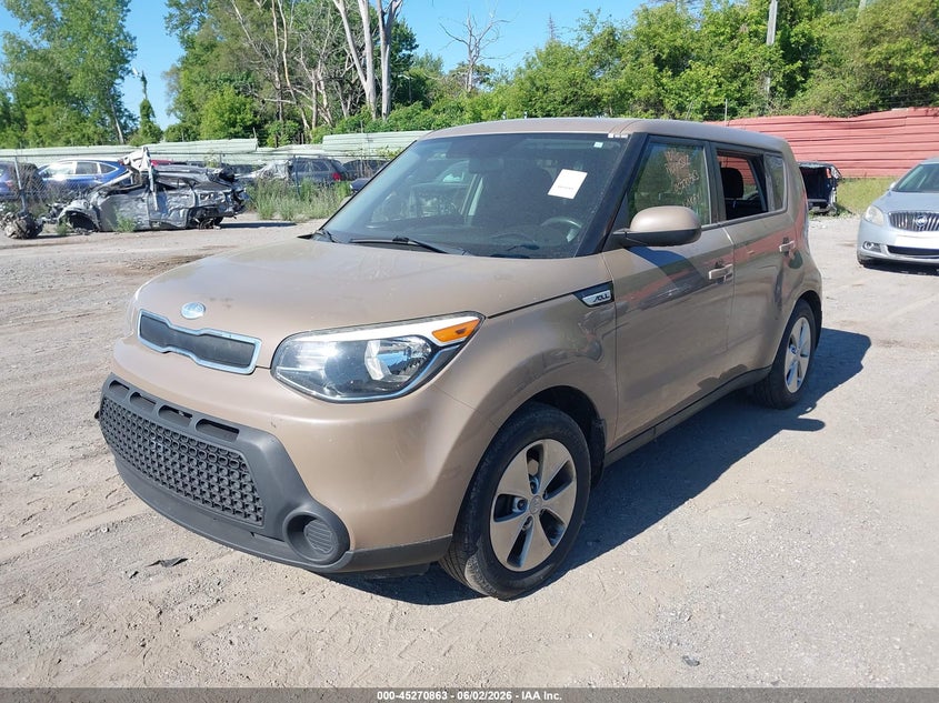Vin: kndjn2a26f7126994, lot: 45768687, kia soul 20152