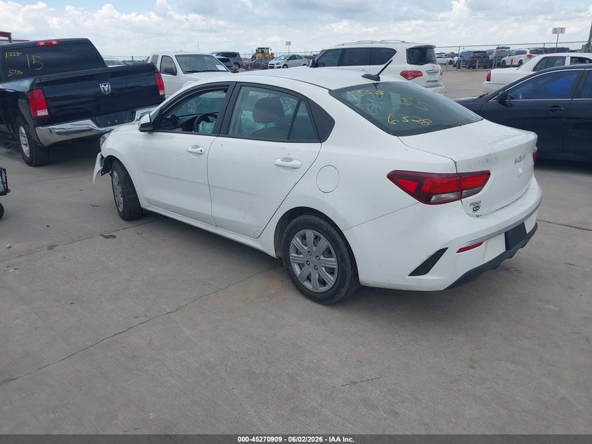 Vin: 3kpa24adxpe616328, lot: 45768733, kia rio lx 20233