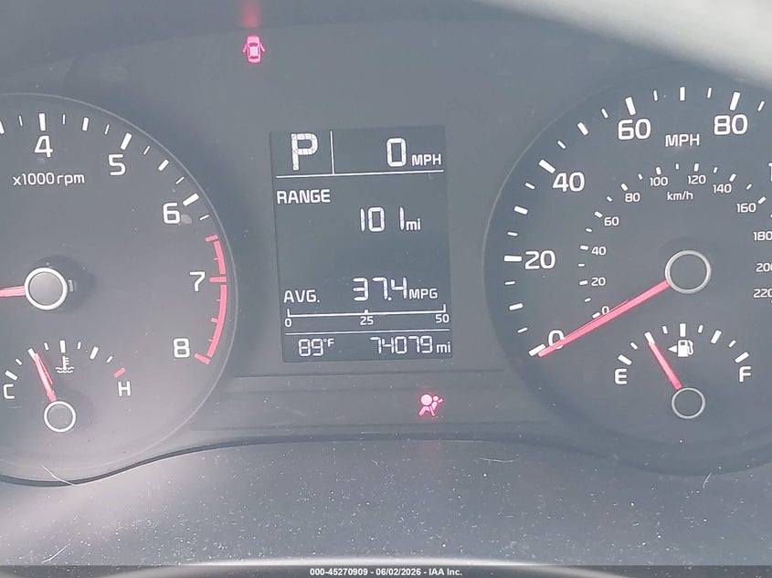 2023 Kia Rio Lx VIN: 3KPA24ADXPE616328 Lot: 45270909