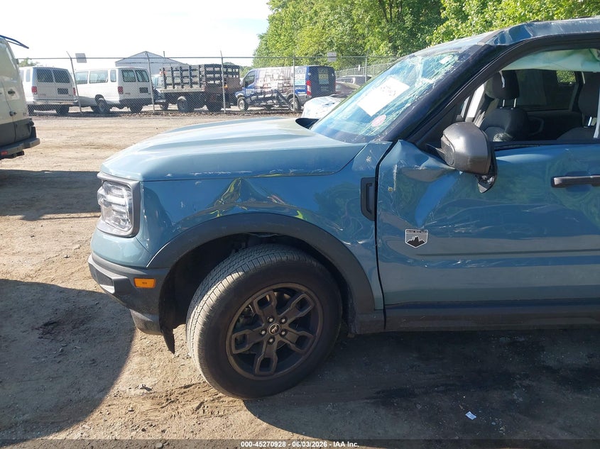 2022 Ford Bronco Sport Big Bend VIN: 3FMCR9B61NRD14350 Lot: 45270928