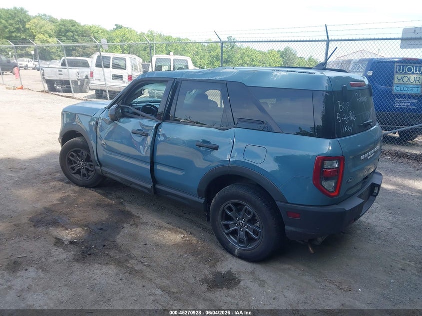 Vin: 3fmcr9b61nrd14350, lot: 45768752, ford bronco sport big bend 20223