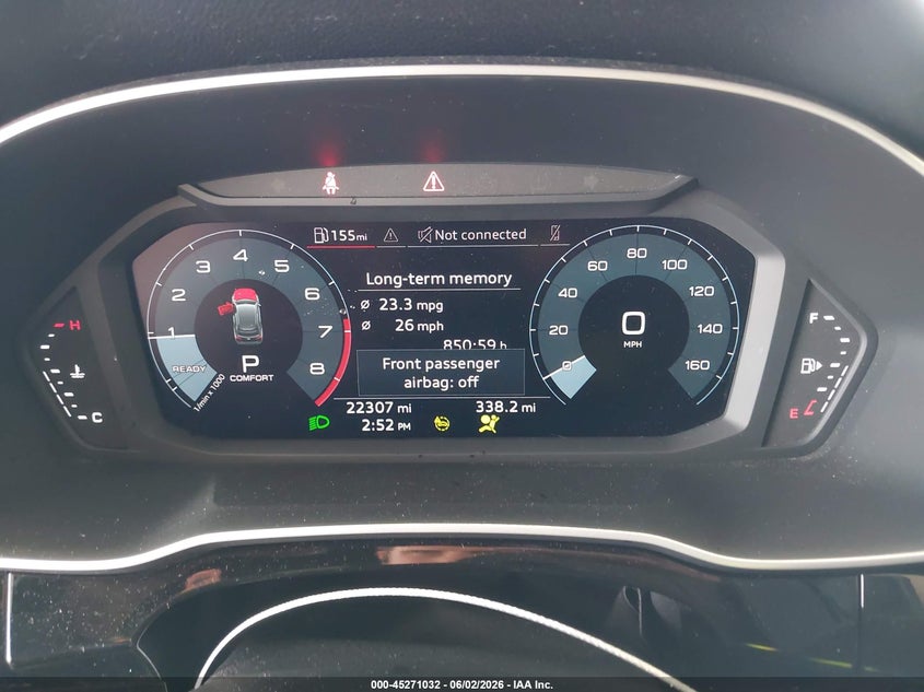 2023 Audi Q3 Premium 45 Tfsi S Line Quattro Tiptronic VIN: WA1DECF34P1110666 Lot: 45271032