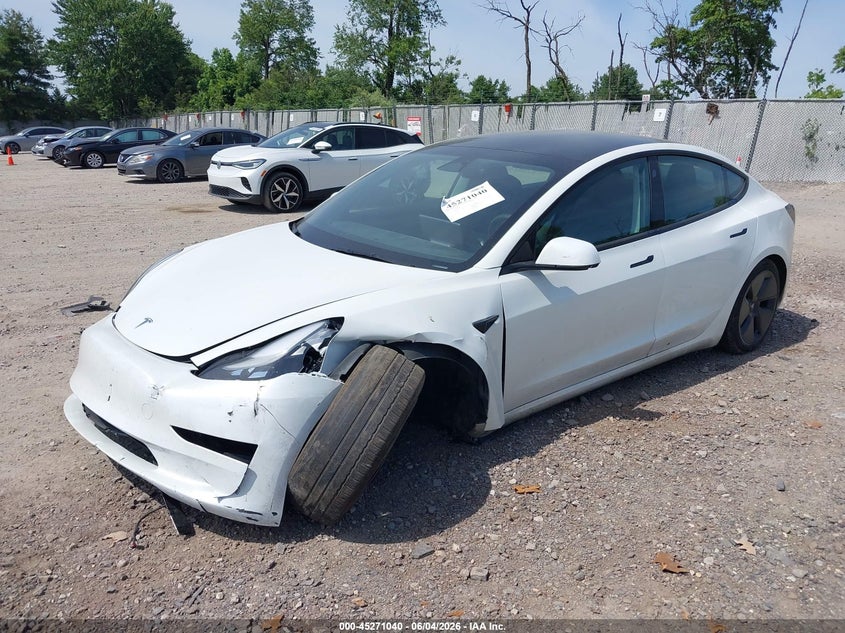 Vin: 5yj3e1ea0pf669810, lot: 45768864, tesla model 3 rear-wheel drive 20232