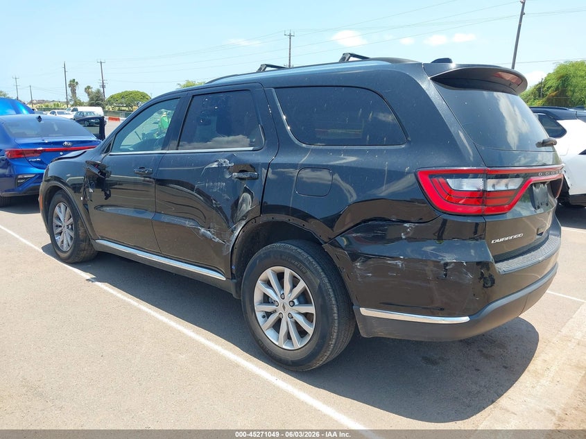 Vin: 1c4rdhag9pc616519, lot: 45768873, dodge durango sxt rwd 20233