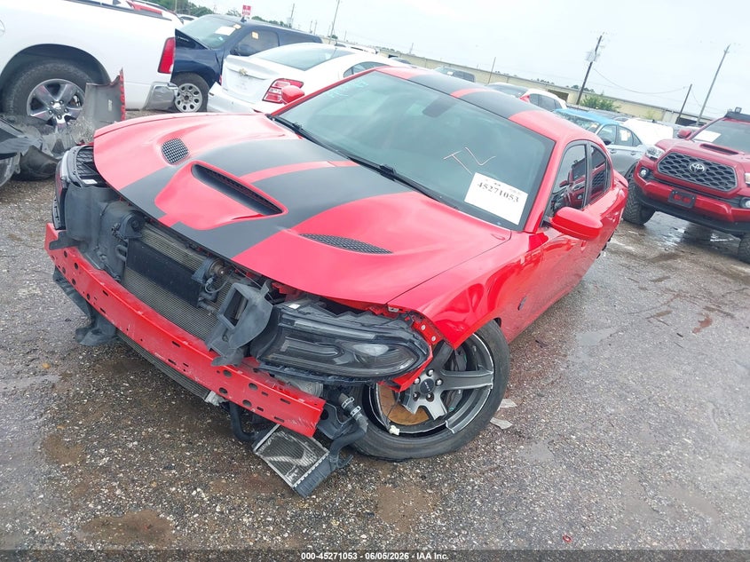 Vin: 2c3cdxl9xjh215679, lot: 45768877, dodge charger srt hellcat rwd 20182
