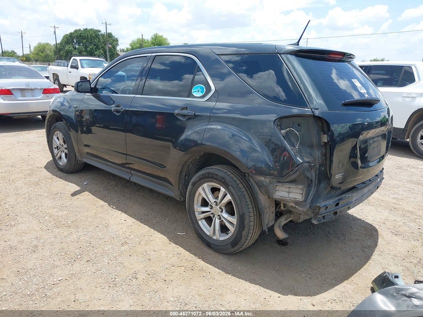Vin: 2gnalbek6d6236397, lot: 45768896, chevrolet equinox ls 20133