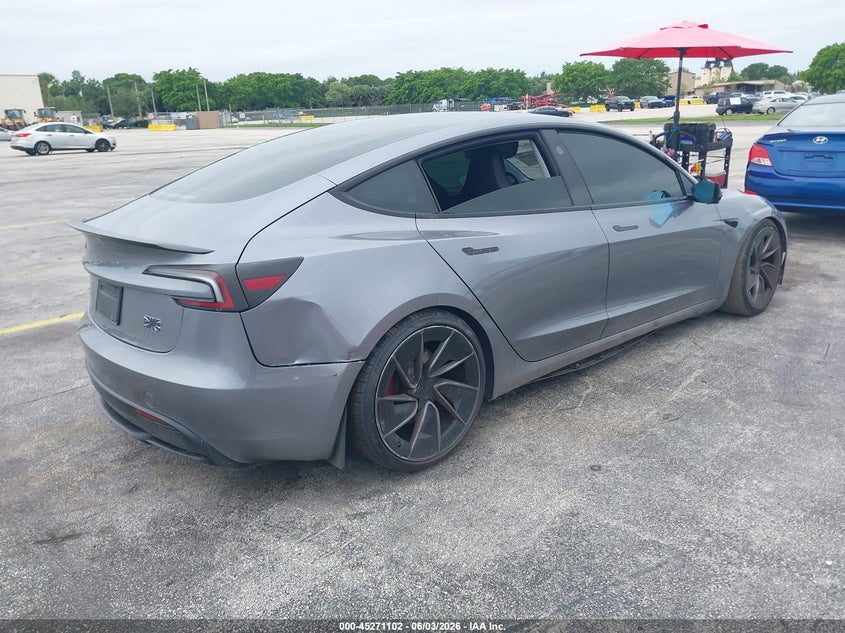 Vin: 5yj3e1et8rf862713, lot: 45768926, tesla model 3 performance all-wheel drive 20244