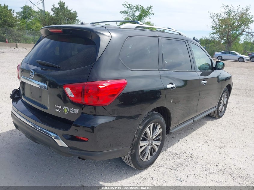Vin: 5n1dr2mm3jc633989, lot: 45768943, nissan pathfinder sv 20184