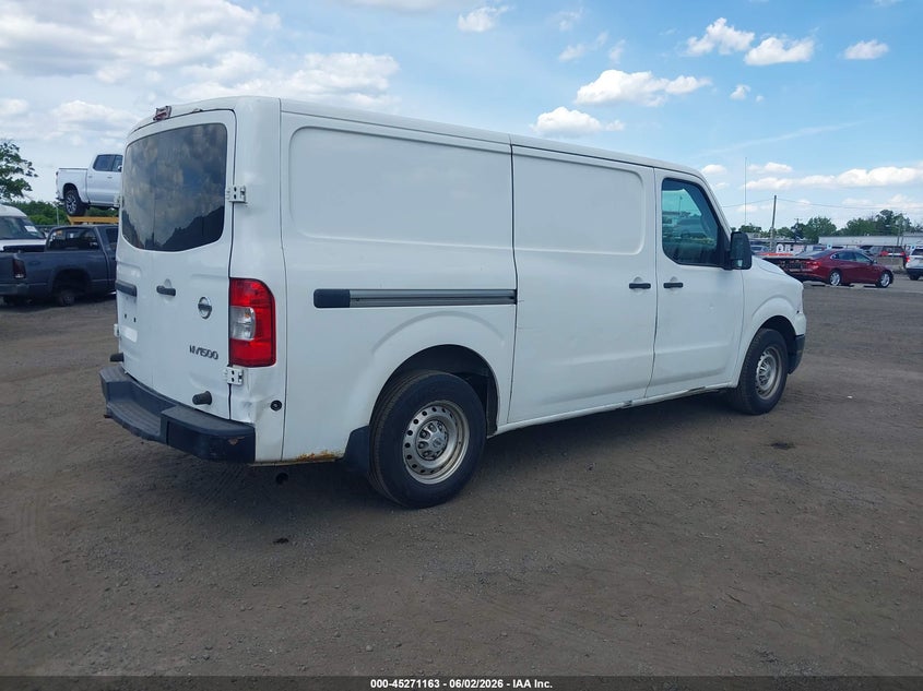 Vin: 1n6bf0kl2dn111296, lot: 45768987, nissan nv cargo nv1500 s v6 20134