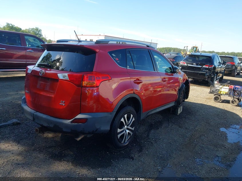 Vin: 2t3bfrev9fw272356, lot: 45769045, toyota rav4 le 20154