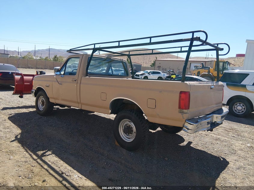 1987 FORD F250 COUPE 7.5L V8 CRB OHV C