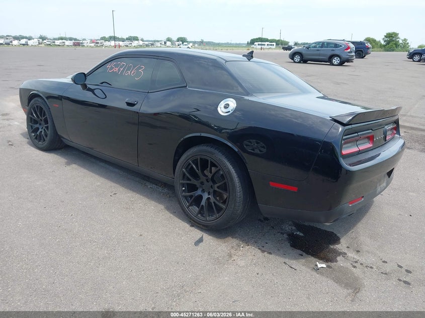 Vin: 2c3cdzbt6kh627379, lot: 45769088, dodge challenger r/t 20193