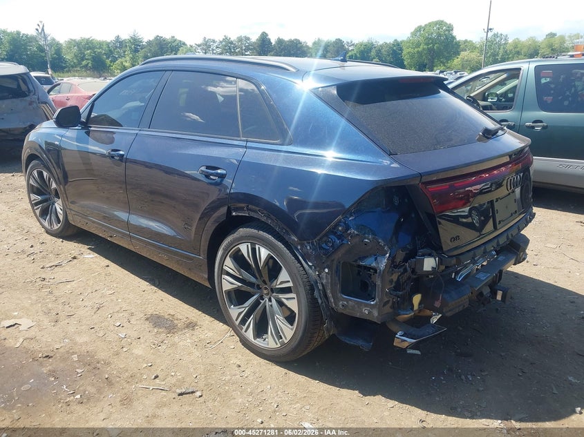 Vin: wa1evbf11td017044, lot: 45769105, audi q8 premium plus 55 tfsi quattro tiptronic 20263