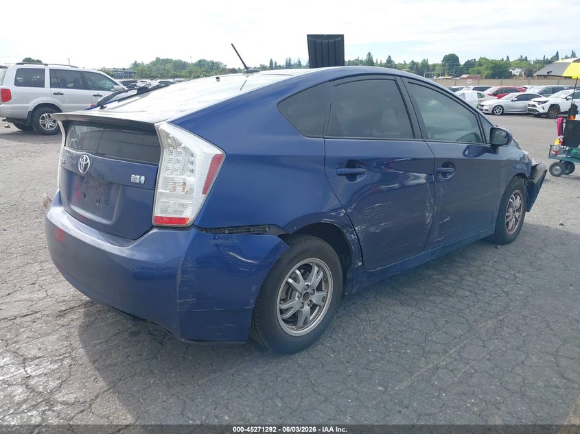 Vin: jtdkn3du0a0051511, lot: 45769116, toyota prius ii 20104