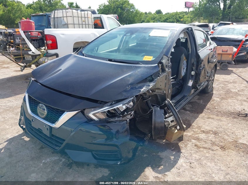 Vin: 3n1cn8ev4ml883937, lot: 45769123, nissan versa sv xtronic cvt 20212