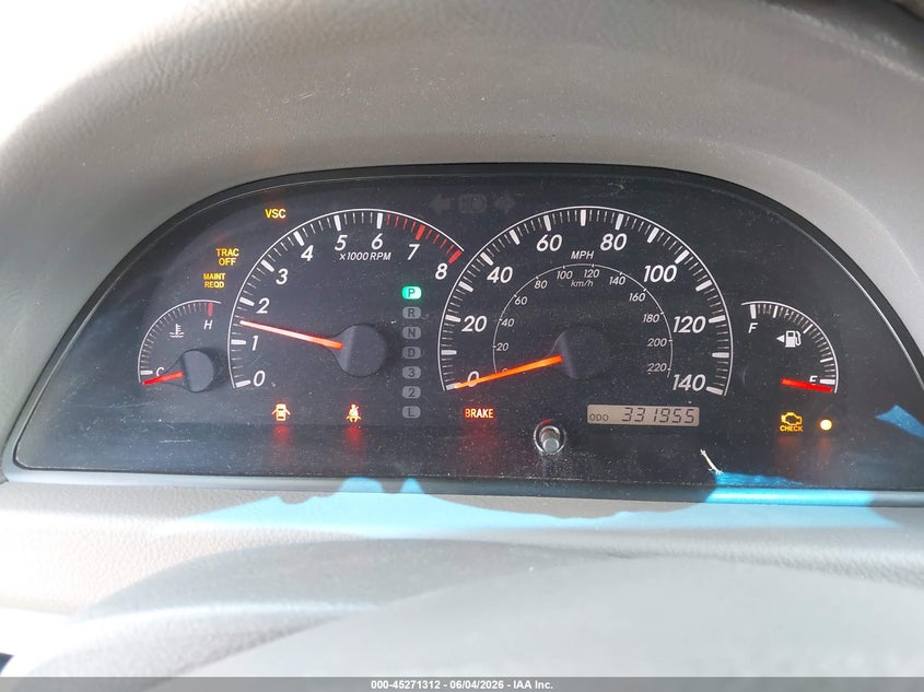 2005 Toyota Camry Xle V6 VIN: 4T1BF30K25U597285 Lot: 45271312